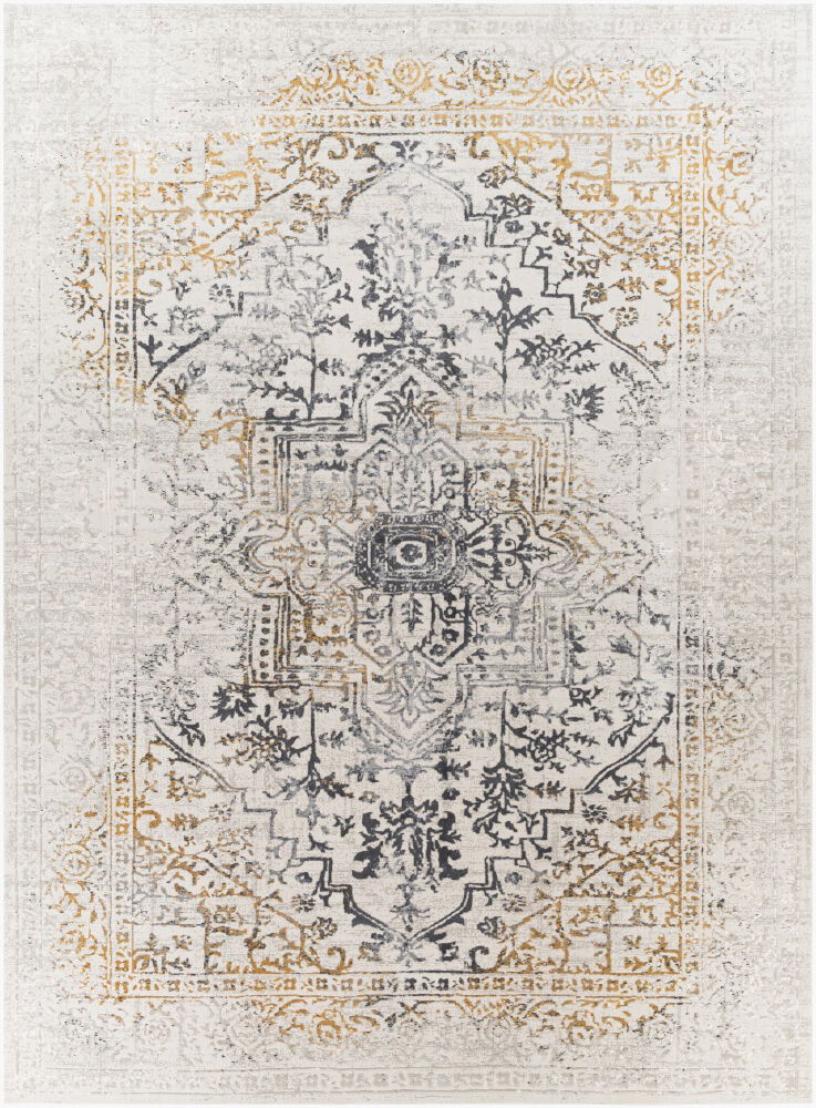 Aisha Machine Woven Rug, by Surya, 5'2.99" length x 5'2.99" width