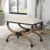 Icaria Upholstered Small Bench thumbnail 4