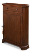 Dante Hall Cabinet  Walnut, by Sarreid, 7" length x 2'2" width x 2'11" height thumbnail 1