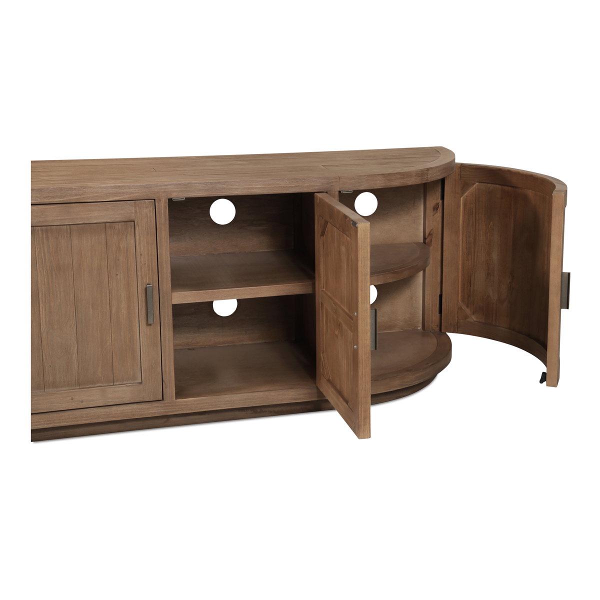 Nicola Media Cabinet Natural, Media Console by Moe's Home, 70.9" width x 26" height x 17.7" depth View 9