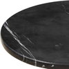 Rosston Black Marble Accent Table, Side & End Table by Uttermost, 13.75" width x 24" height x 13.75" depth thumbnail 6