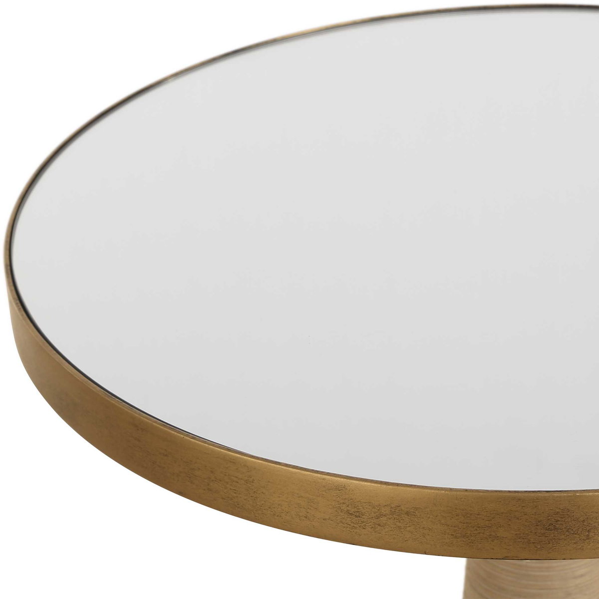 Terra Brass Accent Table, Furniture by Uttermost, 16" width x 24" height x 16" depth View 5