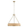 Ladakh 9 Light Round Wicker Pendant, Ceiling Light by Uttermost, 28" width x 27" height x 28" diameter thumbnail 8