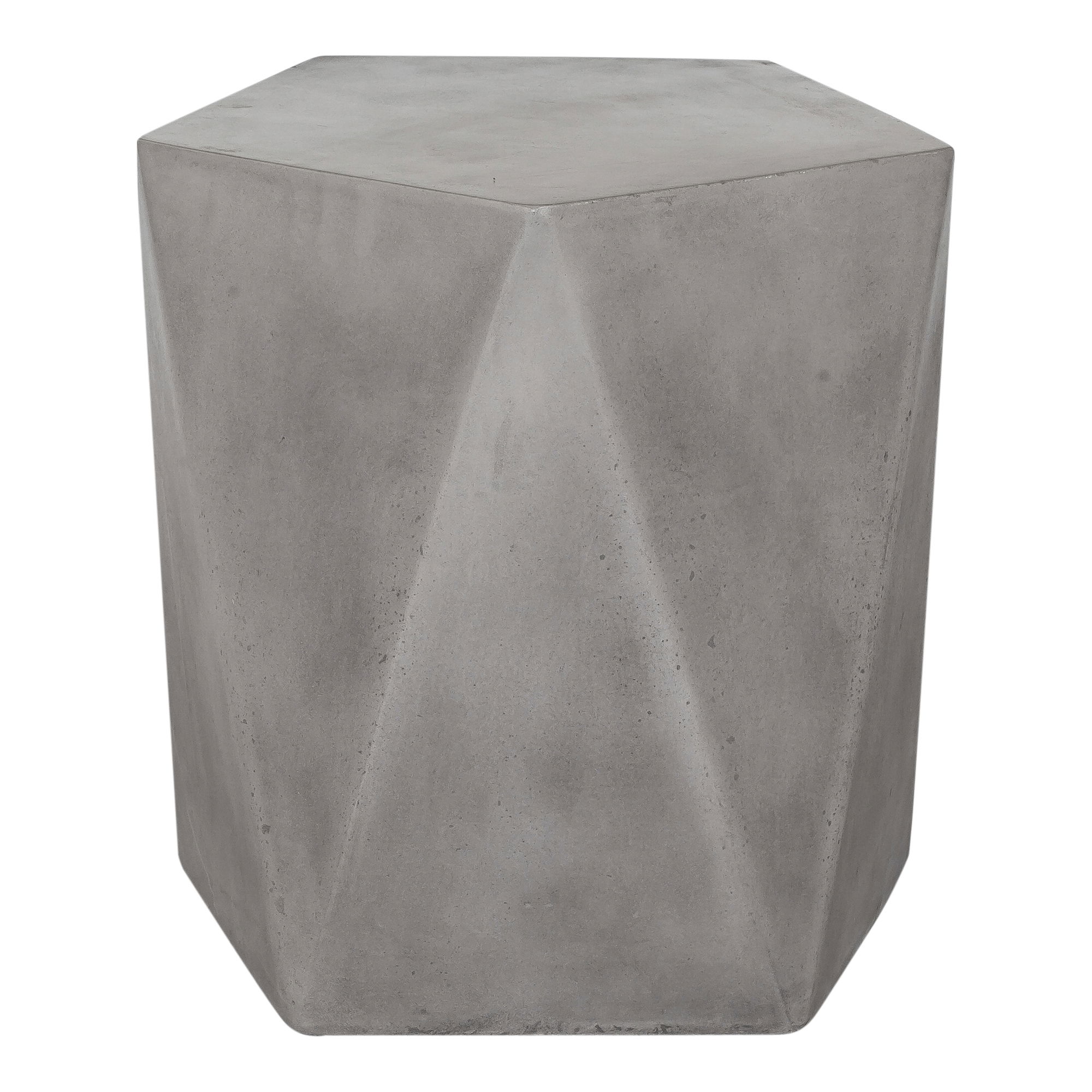 Gem Outdoor Stool Grey, Outdoor Chair by Moe's Home, 1'6" width x 1'6" height x 1'6" depth View 1