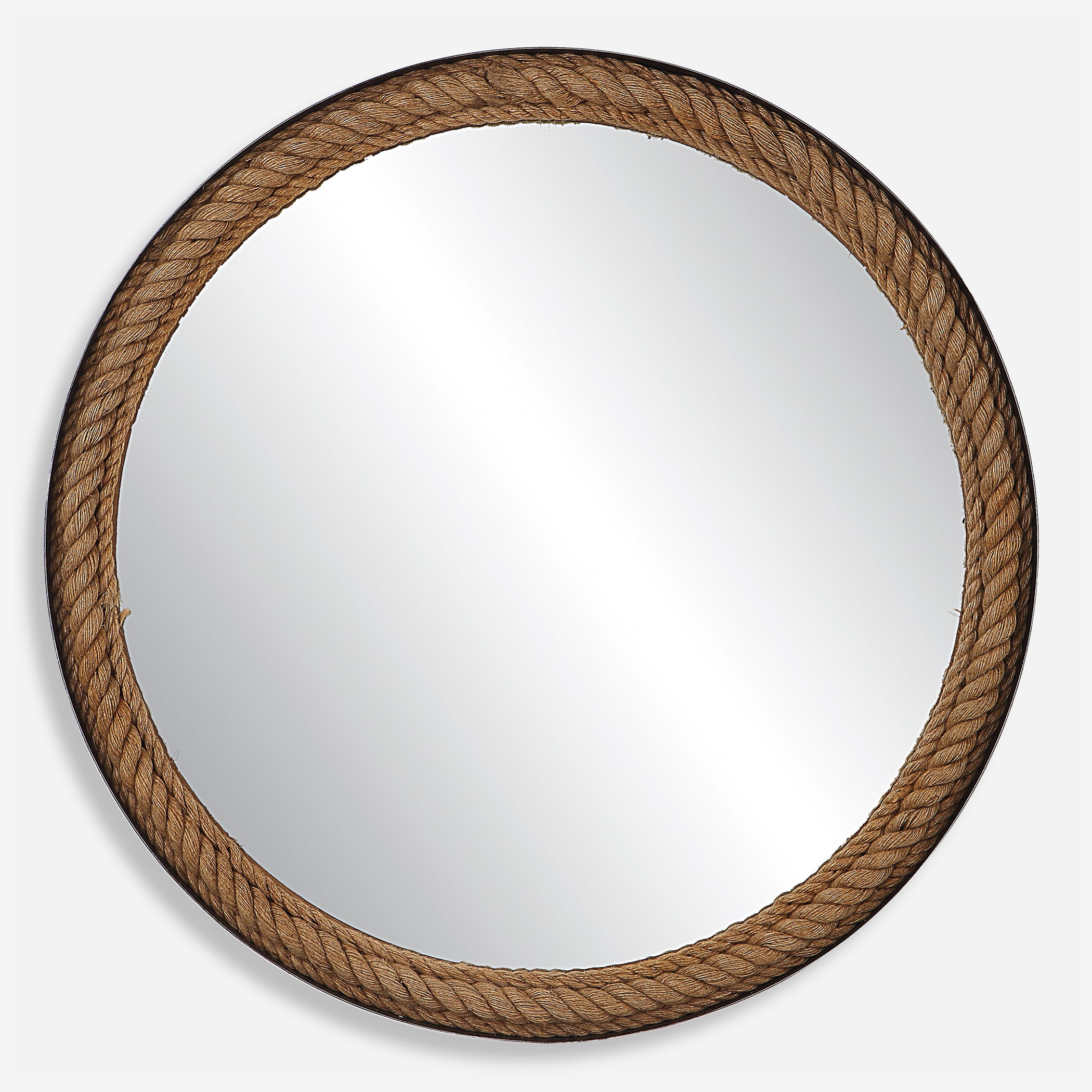 Bolton Round Rope Mirror large image 