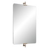 Sodalite Wall Mirror, by Renwil, 40" height x 2.75" depth thumbnail 2