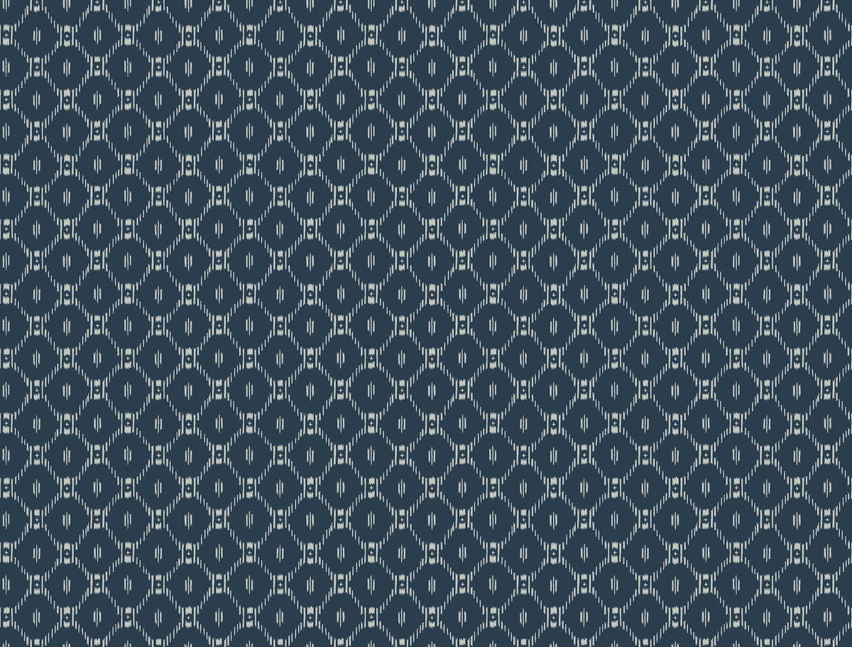 Fretwork Blue Wallpaper, by York Wall, 27' length x 2'3" width x 0.02" depth