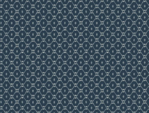 Fretwork Blue Wallpaper