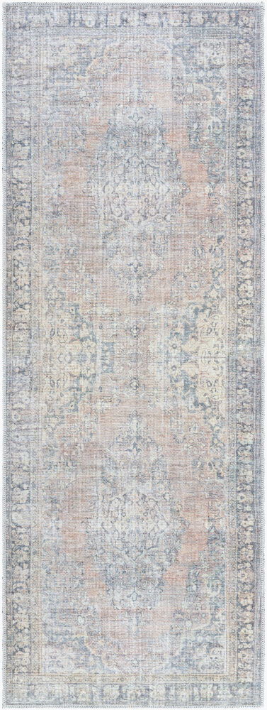 Darling Machine Woven Rug, by Surya, 7'2.61" length x 2'7.49" width