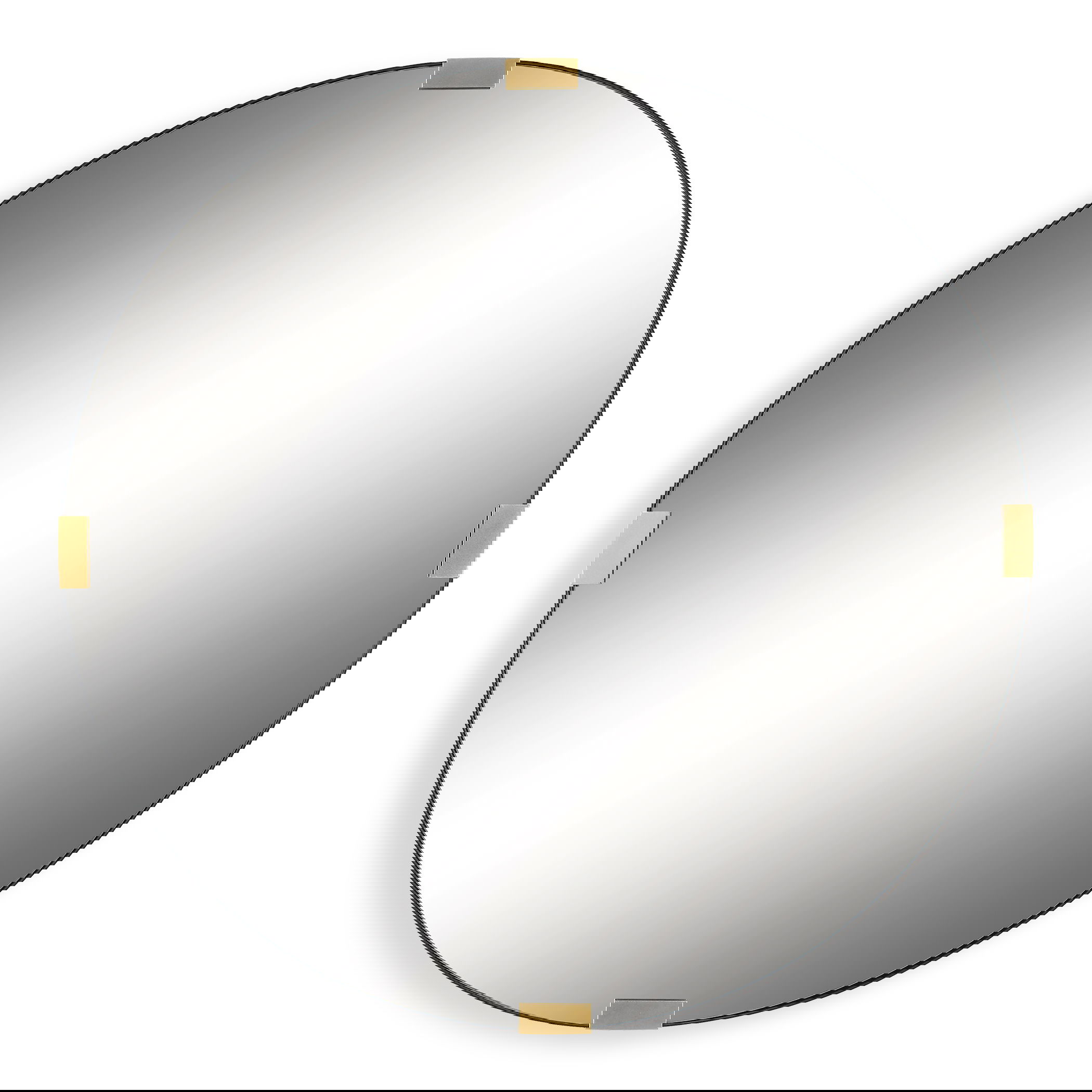 Clip Modern Round Mirror large image 