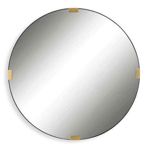 Clip Modern Round Mirror