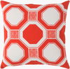 Octagonal Accent Pillow, Decorative Pillow by Surya, 20" length x 20" width thumbnail