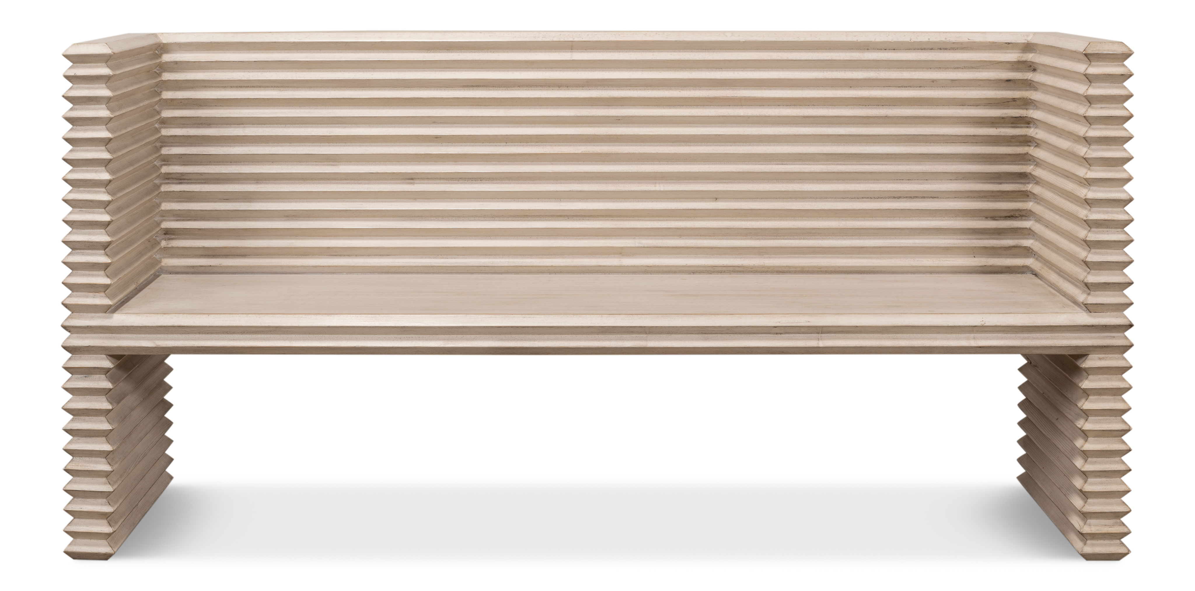 Stacked Bench, Stone Grey large image 