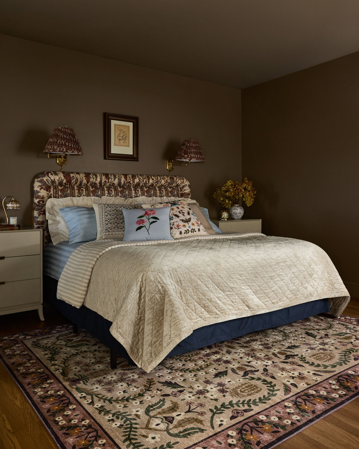 Rifle Paper Co. x Loloi Canopy Rug, 1'6" length x 1'6" width View 2