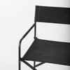 Direttore Backless 40.2in Seat Bar Stool | Black Leather with Black Iron, Counter & Bar Stool by Mercana, 19.3" length x 20" width x 40.2" height thumbnail 8