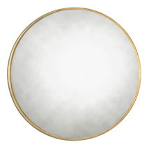 Online Designer Living Room Junius Round Gold Mirror