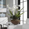 Moth Orchid Planter, Artificial Plants & Flower by Uttermost, 18.5" width x 33.5" height x 18.5" depth thumbnail 2
