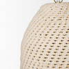 Tosha 1-Light Cotton Rope Bell Pendant, by Mercana, 12.5" length x 12.5" width x 19" height thumbnail 7