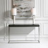 Jase Black Concrete Console Table thumbnail 1