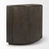 Terra Fluted Dark Brown 2-Door Accent Cabinet, Cabinets & Chest by Mercana, 42" length x 19" width x 32" height thumbnail 7