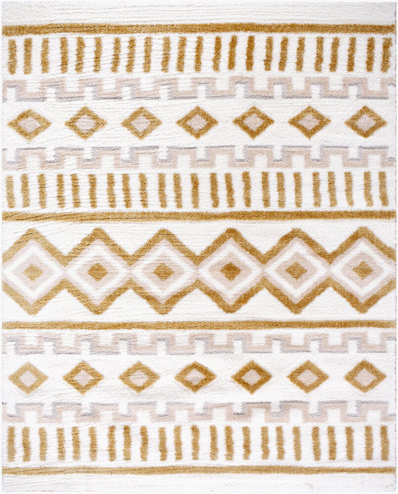 Nomadic Machine Woven Rug, by Surya, 1'3.75" length x 1'3.75" width