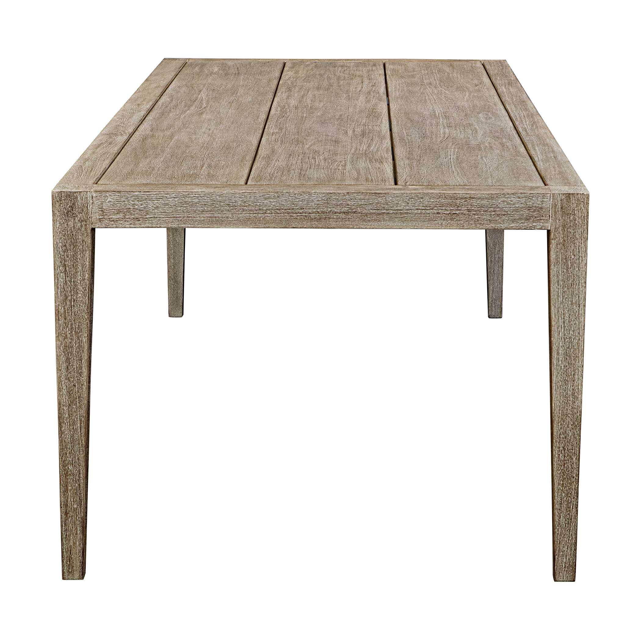 Kirkham Wooden Outdoor Dining Table, Furniture by Uttermost, 92" width x 30" height x 38.6" depth View 8
