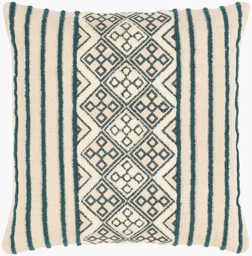 Tanya Accent Pillow, Decorative Pillow by Surya, 20" length x 20" width