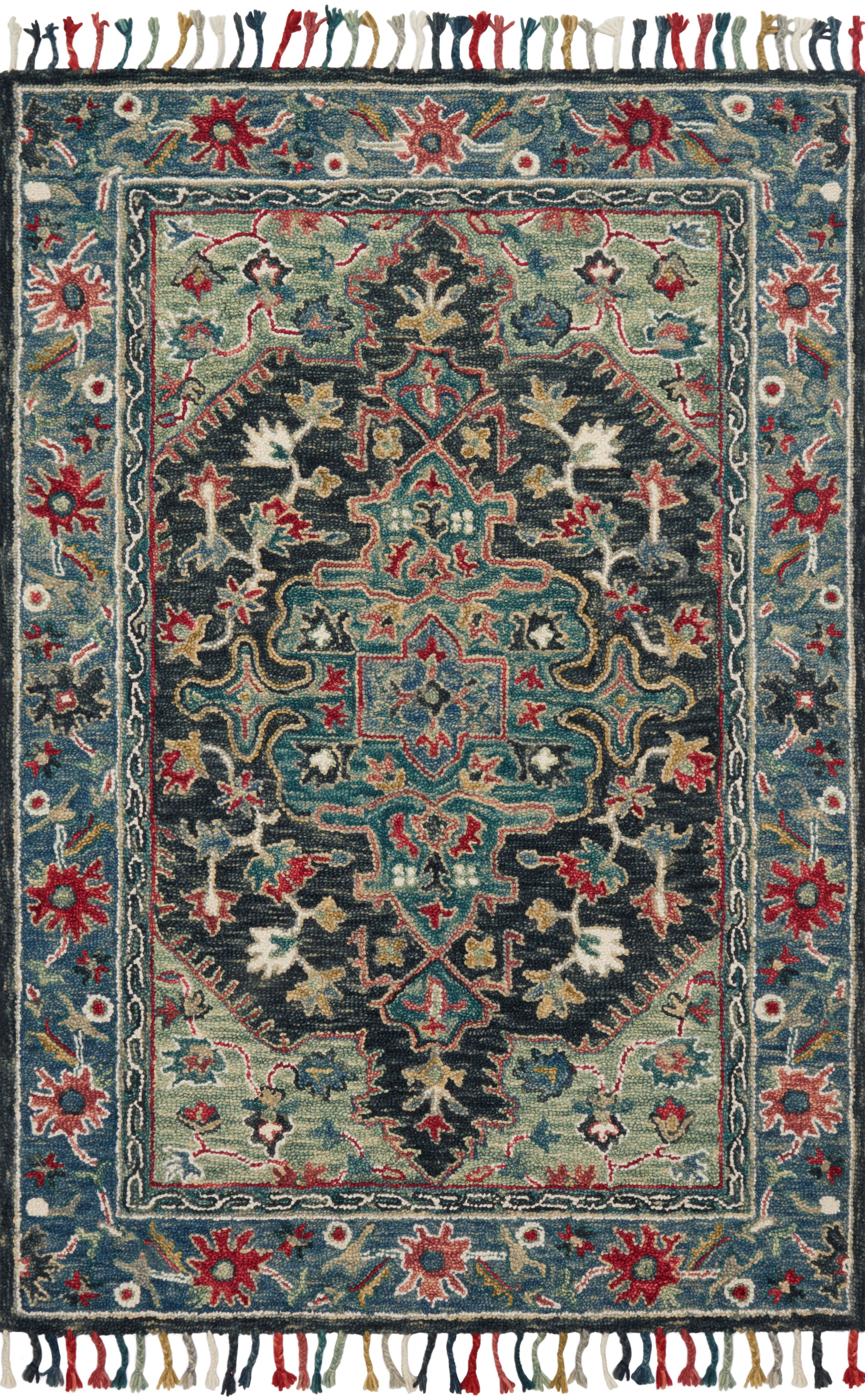 Loloi Zharah Rug, 1'6" length x 1'6" width
