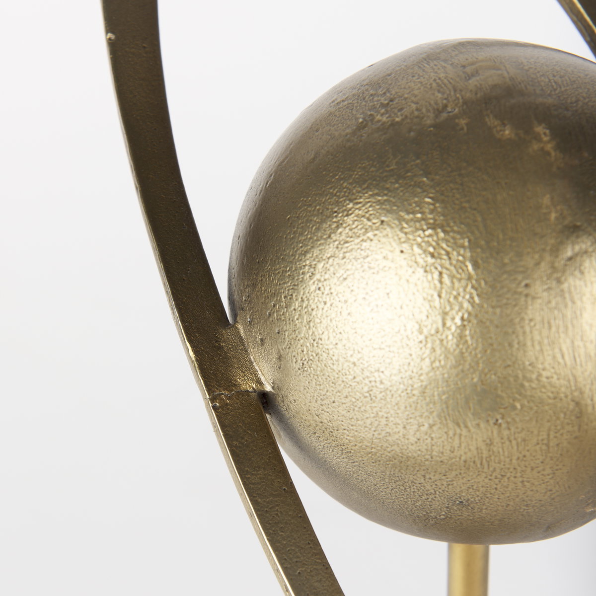 Atlas  Gold Metal Solar System Ornament, Decorative Object by Mercana, 15" length x 7" width x 16" height View 8