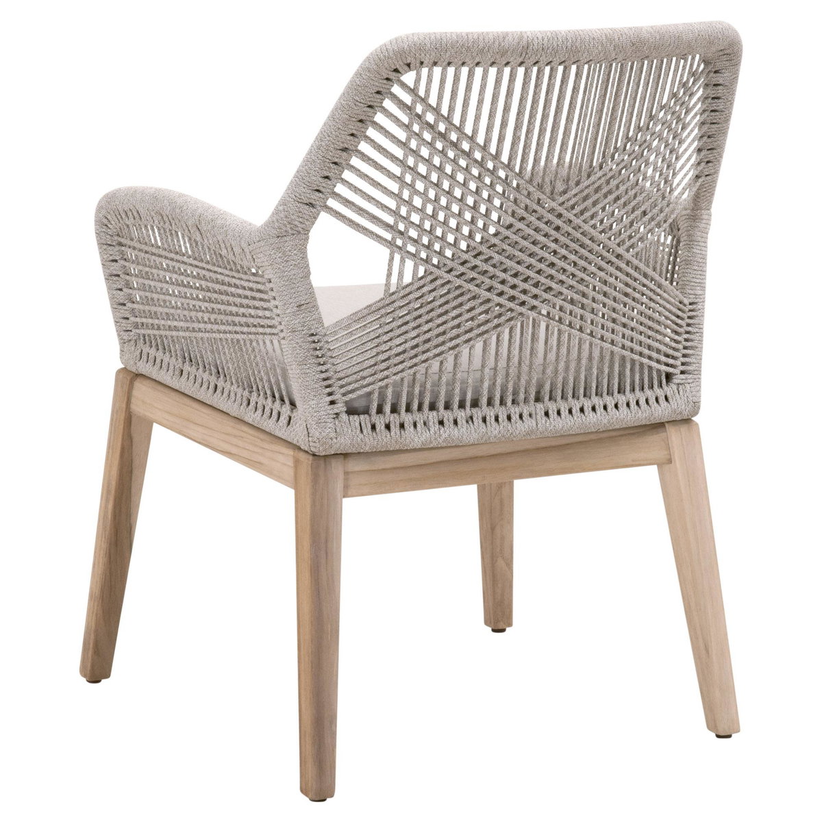 Loom Outdoor Arm Chair, Set of 2, Dining Chair by Essentials for Living, 24" width x 33" height x 26" depth View 4