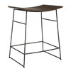 Thura Walnut Counter Stool, Counter & Bar Stool by Uttermost, 20.63" width x 26" height x 16" depth thumbnail 4