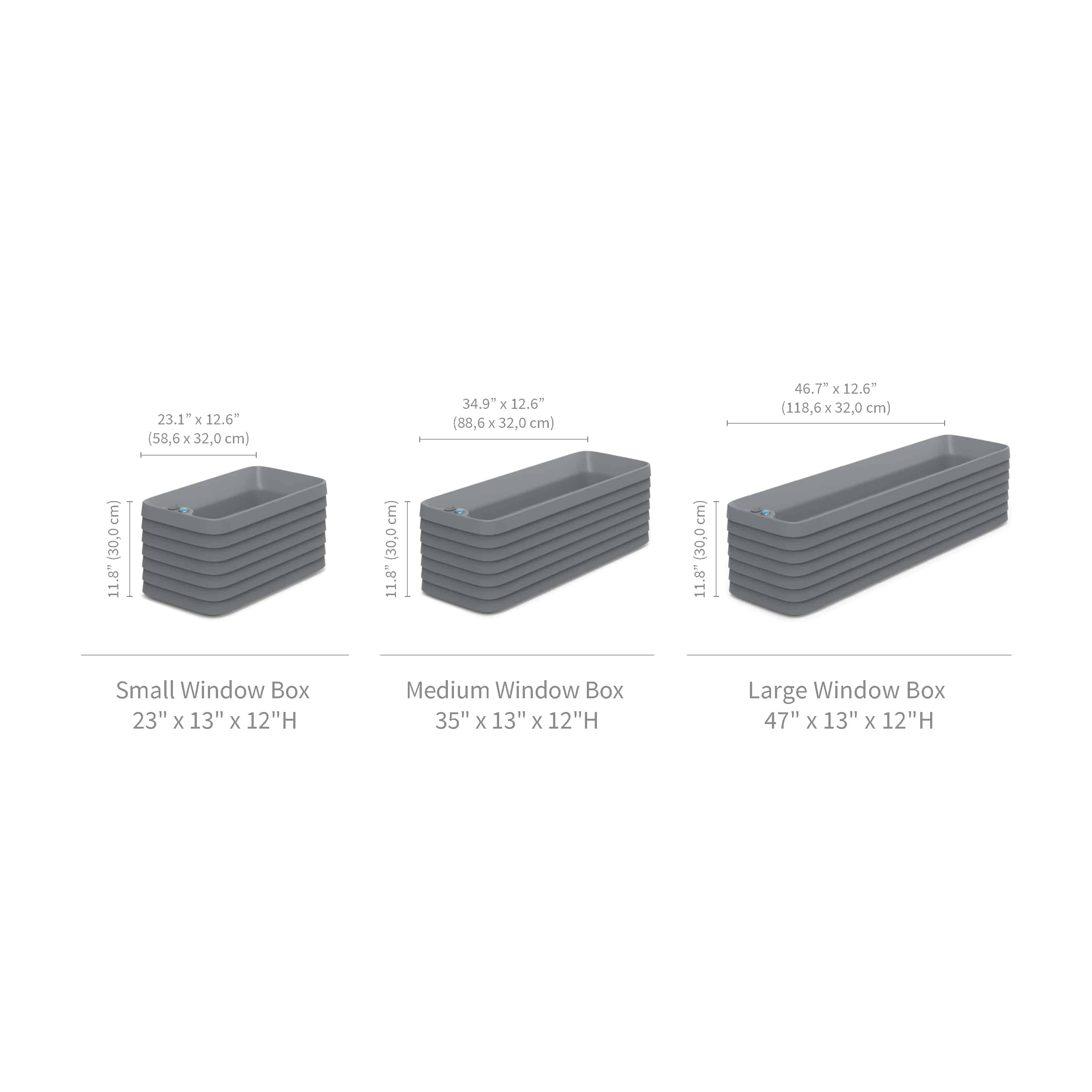 TruDrop Slat Self Watering Large Deck Box large image 