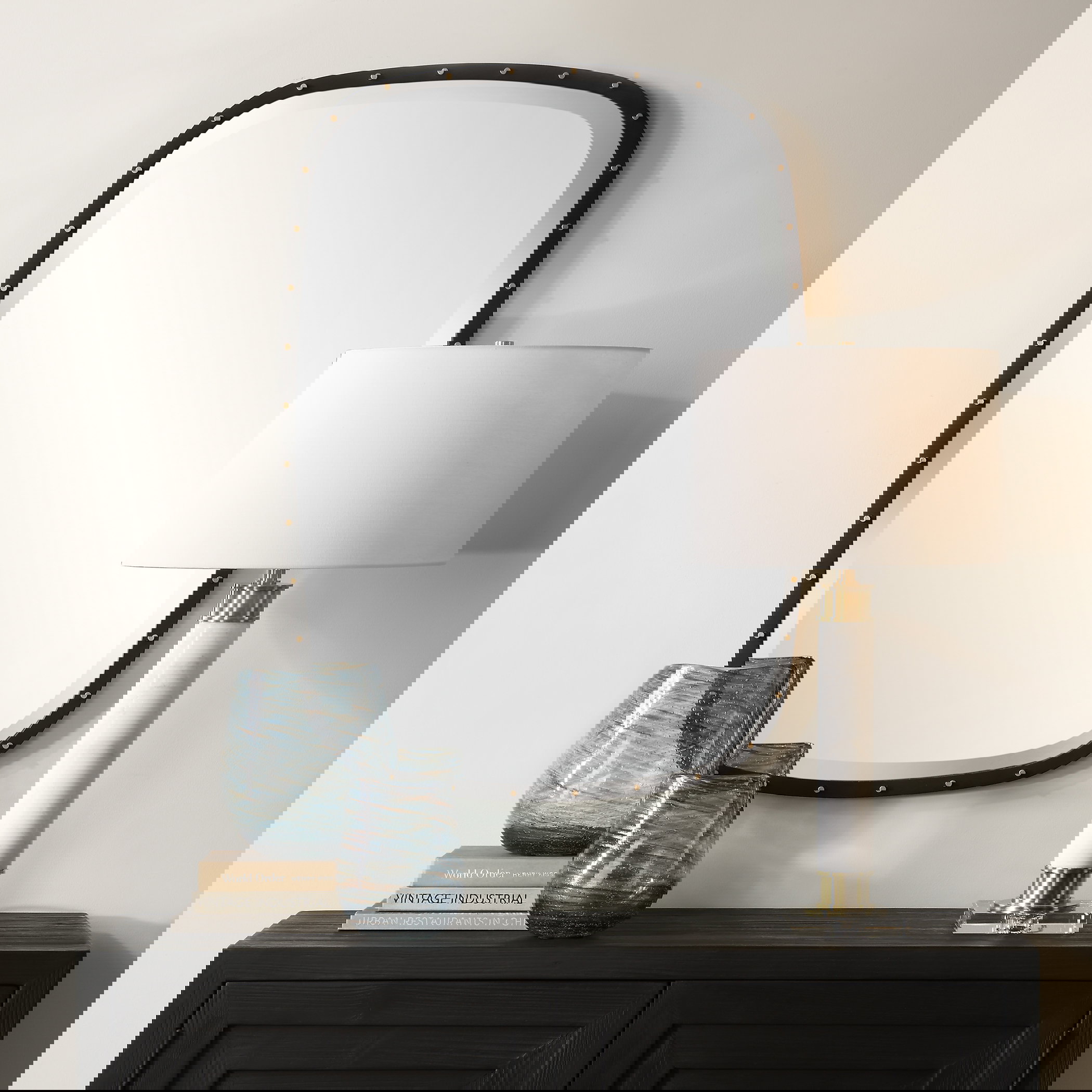 Benedo Industrial Mirror, by Uttermost, 26" width x 36" height x 1.5" depth View 2