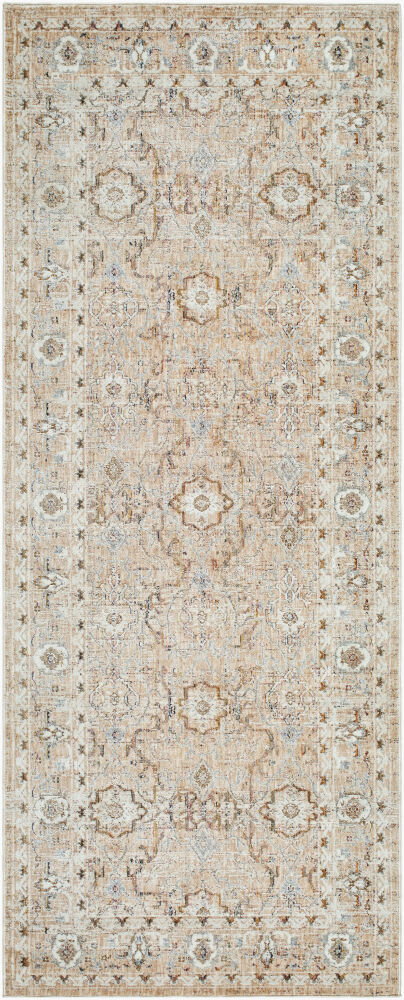 Presidential Machine Woven Rug, by Surya, 8'0.06" length x 3'2.98" width
