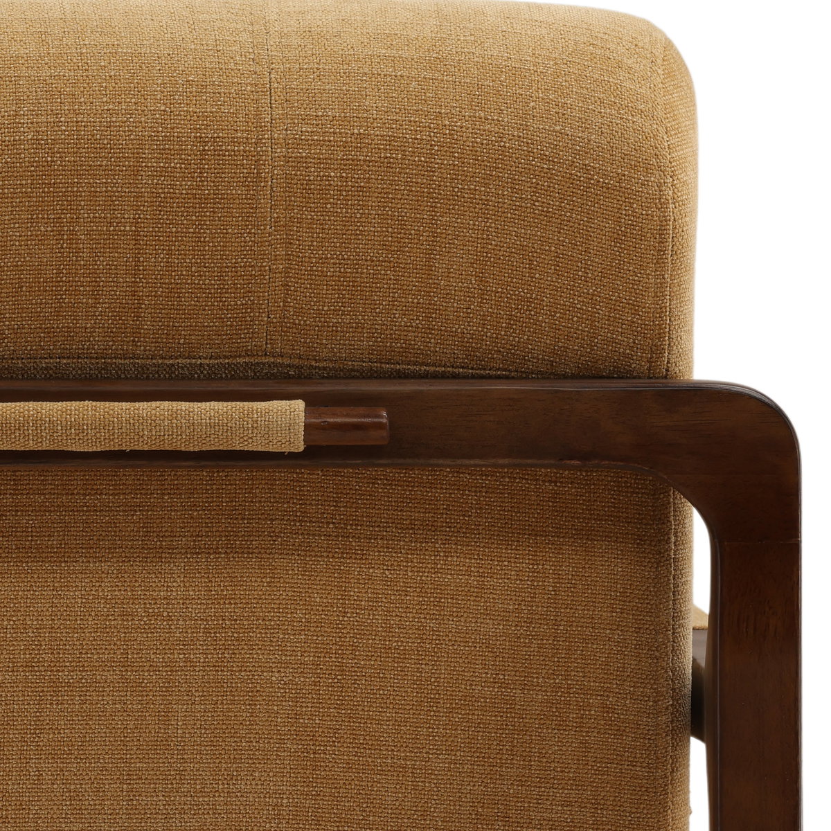 Jordi Occasional Chair Ochre, Accent Chair by Dovetail, 29.5" width x 35.2" height x 39" depth View 7
