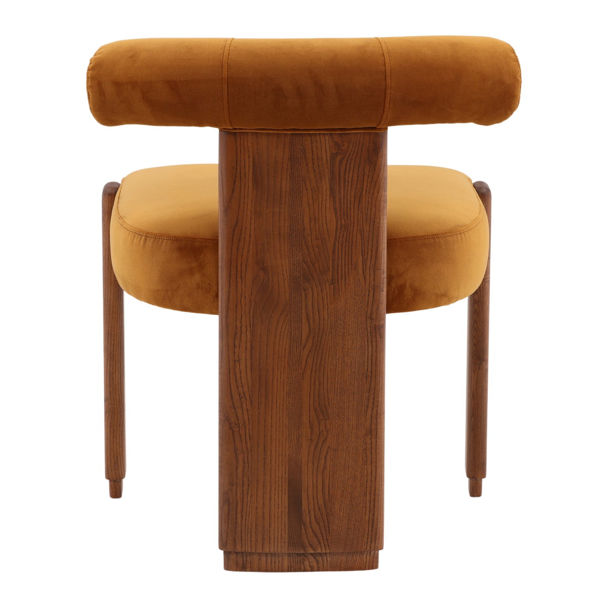Gwyneth Dining Chair Ginger, by Dovetail, 23" width x 29.5" height x 23.5" depth View 4