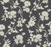 Flutter Vine Grey Wallpaper, by York Wall, 27' length x 2'3" width x 0.02" depth thumbnail 1