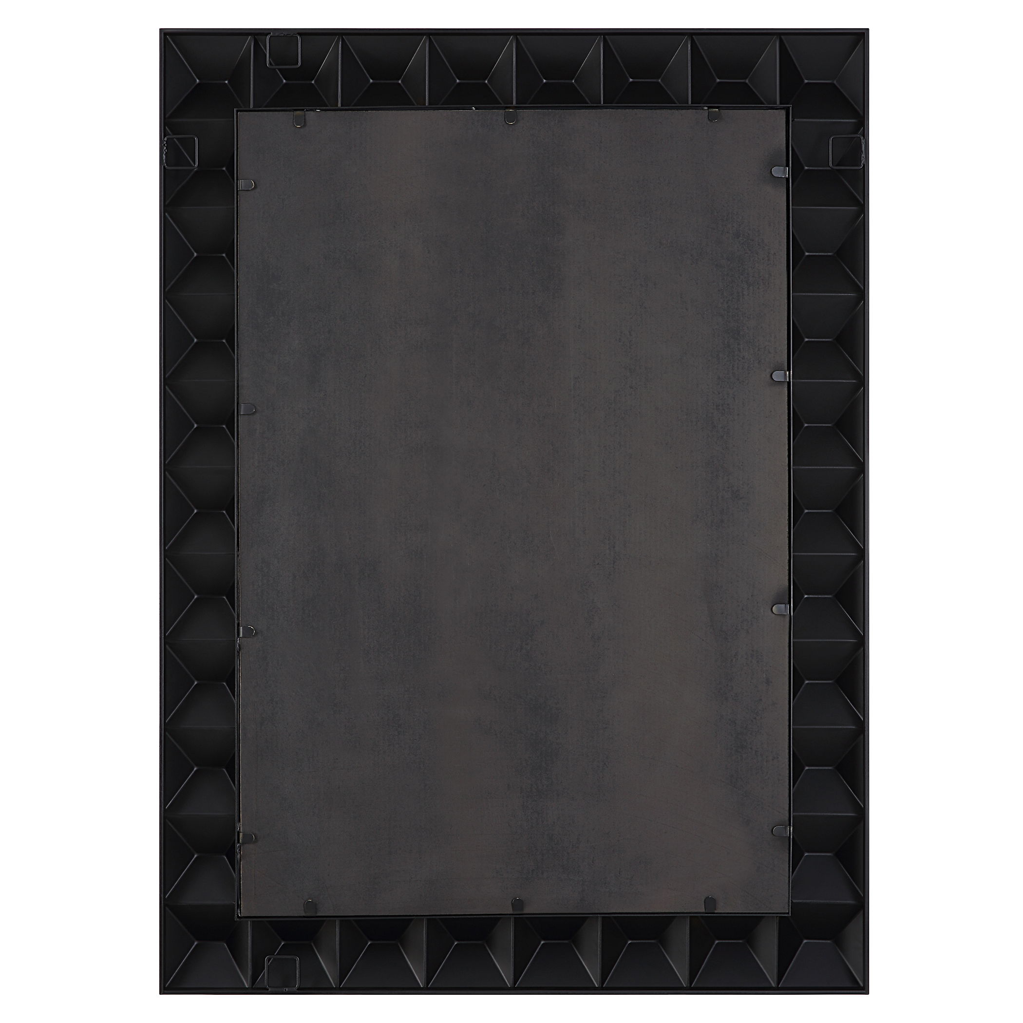 Studded Black Mirror, by Uttermost, 31.75" width x 43.25" height x 2" depth View 8