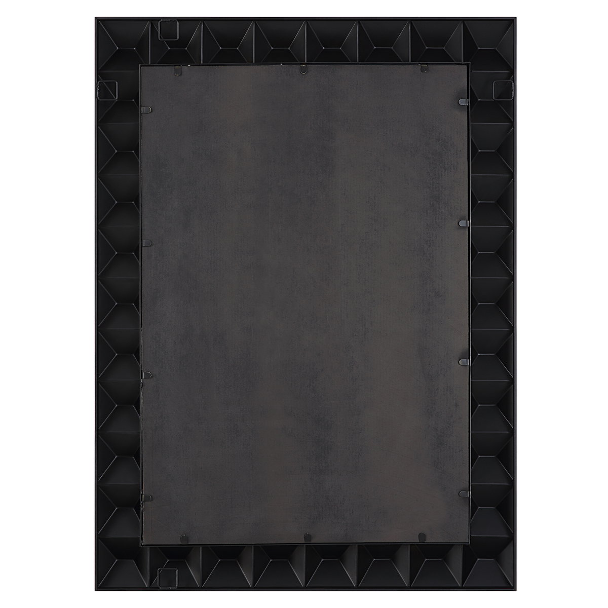 Studded Black Mirror, by Uttermost, 31.75" width x 43.25" height x 2" depth View 8