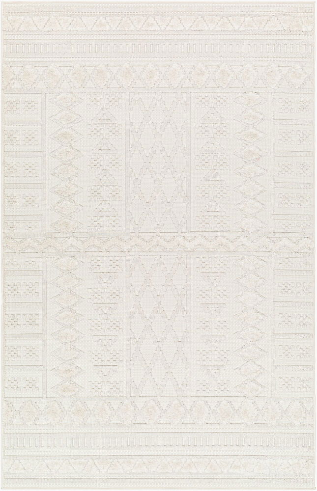 West Palm Machine Woven Rug, by Surya, 1'3.75" length x 1'3.75" width