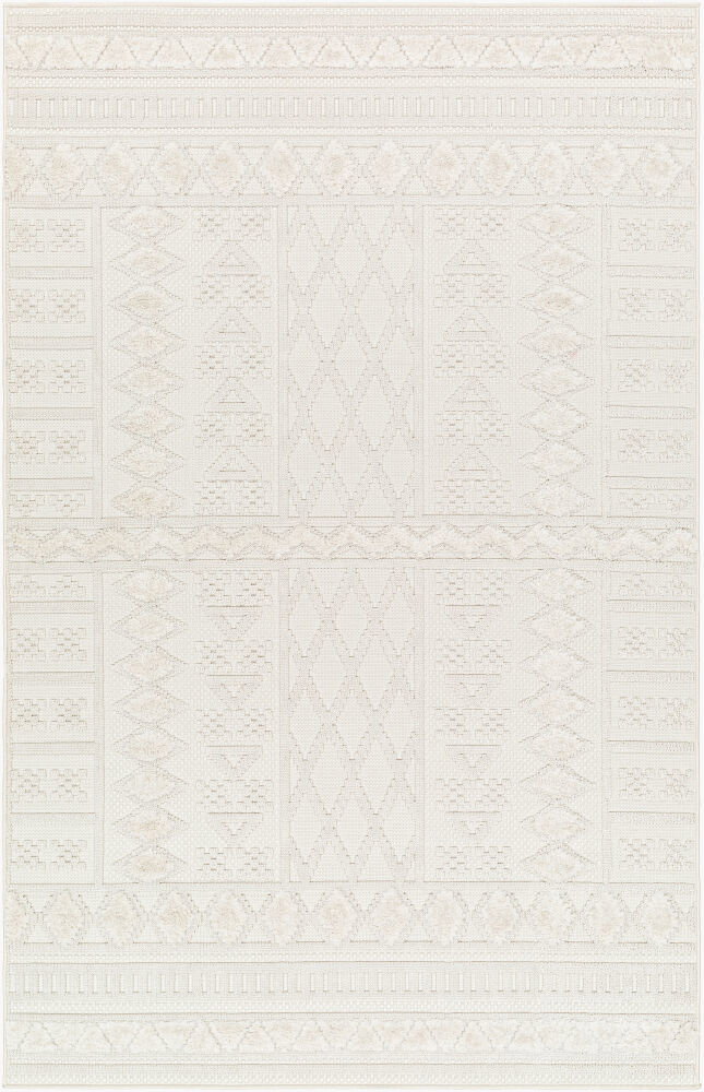 West Palm Machine Woven Rug, by Surya, 1'3.75" length x 1'3.75" width
