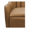 Bowie Swivel Chair Tan Leather thumbnail 5