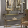 Deline Gold Console Table thumbnail 5