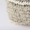 Darika  Black/White/Gray Cotton Pouf, Ottoman by Mercana, 16" length x 16" width x 16" height thumbnail 10