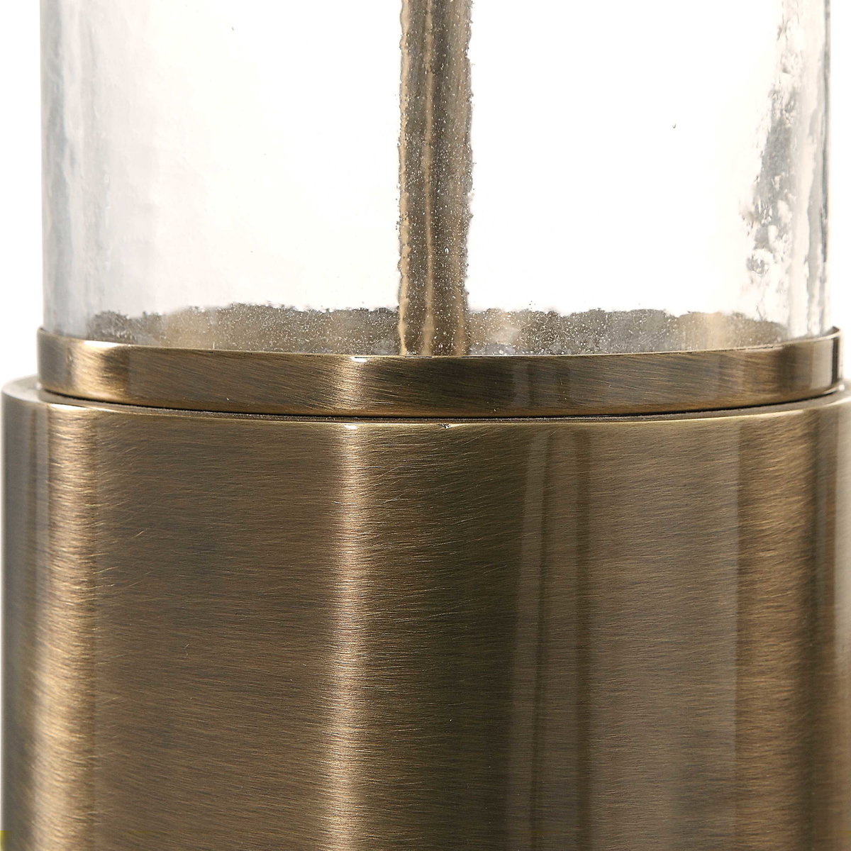 Vaiga Glass Column Lamp, by Uttermost, 17" width x 30.5" height x 17" depth View 5