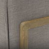 Roy II Flint Gray Upholstered and Brown Wood Frame Arm Chair thumbnail 11