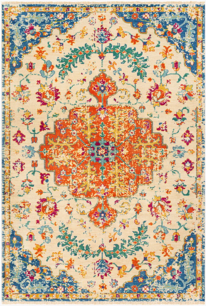 Festival Handmade Rug, by Surya, 1'6" length x 1'6" width