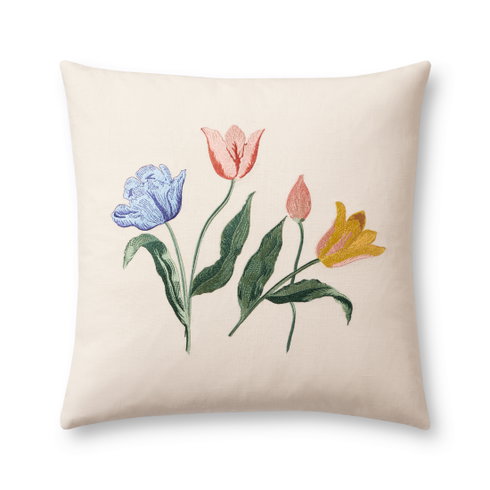 Rifle Paper Co. x Loloi Tulips Pillow