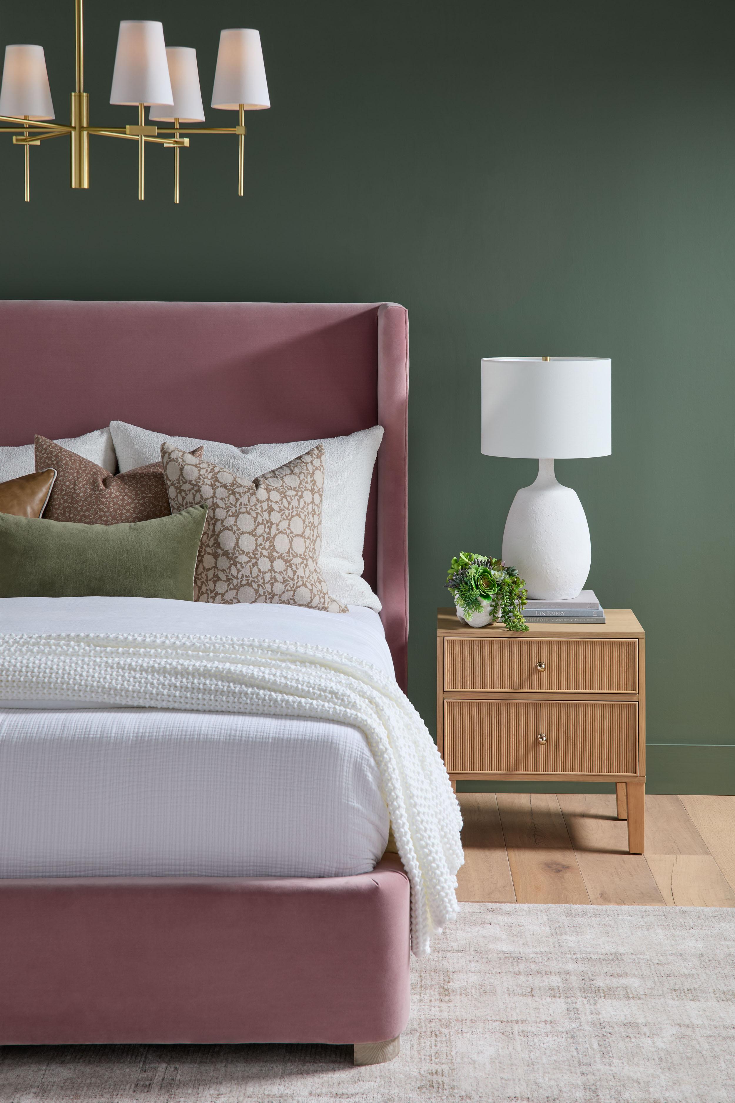 Highland 2-Drawer Nightstand, by Essentials for Living, 23" width x 24" height x 17" depth View 17