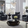 Teddy Slate Accent Chair, by Uttermost, 32" width x 35.5" height x 34.5" depth thumbnail 5